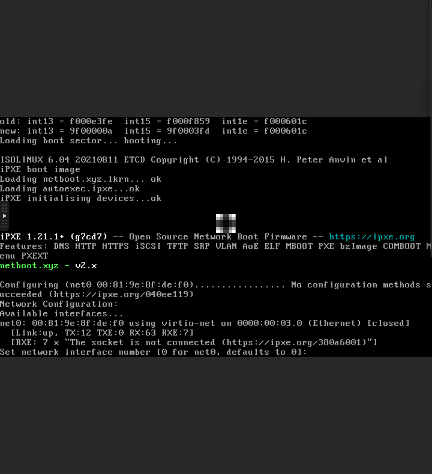 Faconhost主机使用分享--利用netboot.xyz通过GRUB方式安装自定义系统